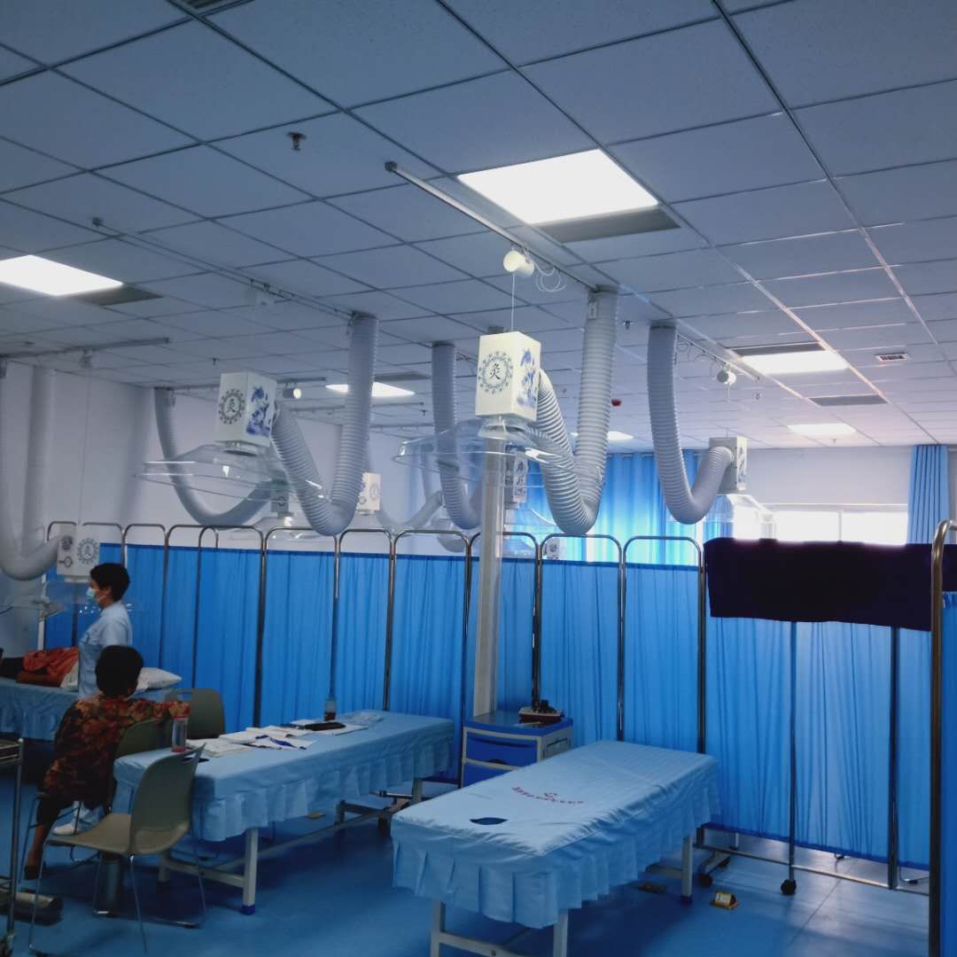 山東中醫(yī)院(華仔)艾灸排煙設備安裝完工