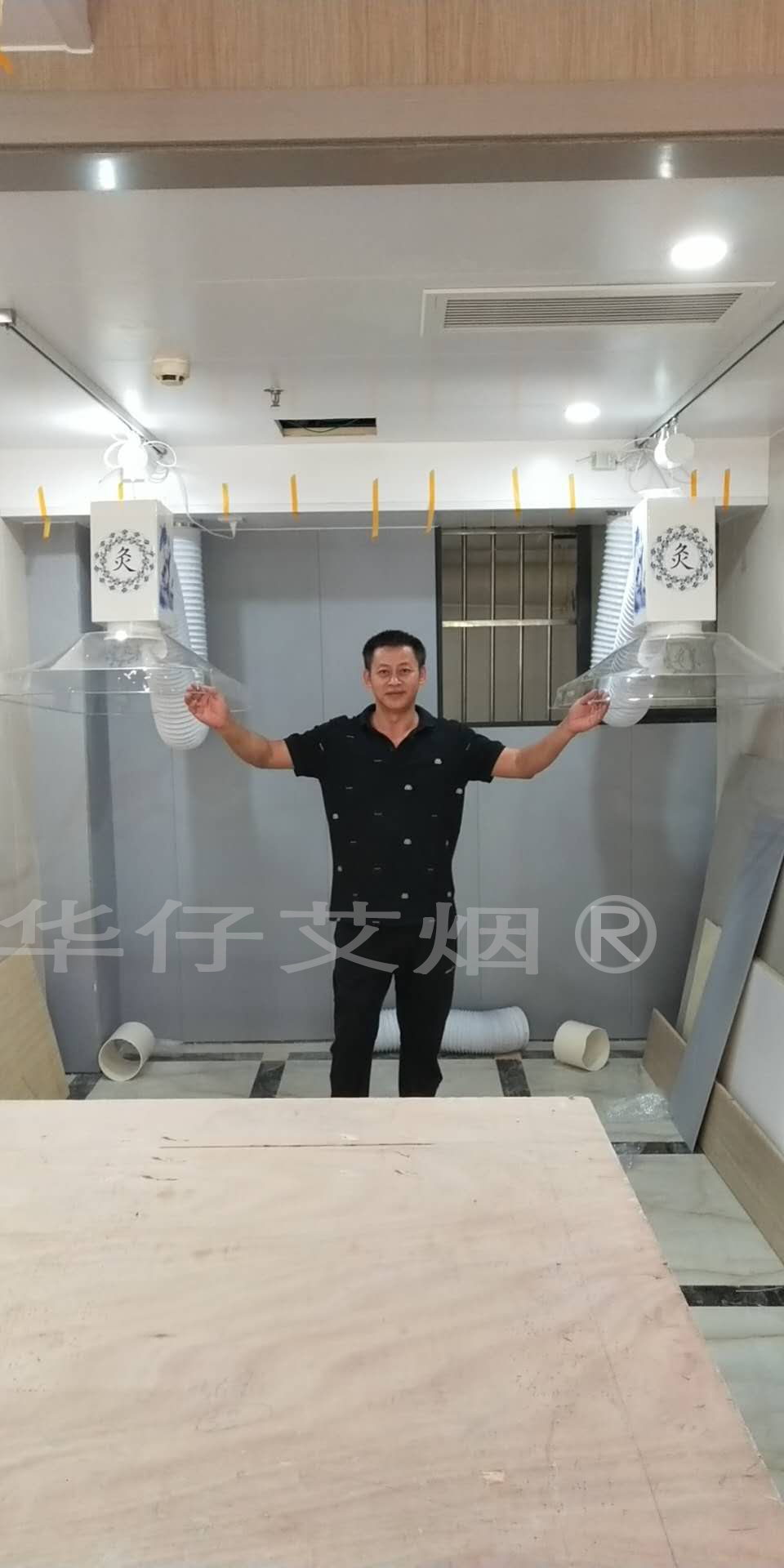 湖州門診樓(華仔)艾灸排煙系統(tǒng)